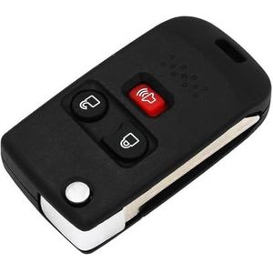 Autosleutelhoesje Voor Ford Voor Escape Voor Ranger Voor Freestar Voor Explorer Voor Expeditie 3 Knop Flip Afstandsbediening Autosleutel Shell Case Autosleutelhoesje