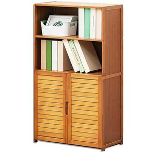 Boekenkast Boekenrek Bamboe Boekenplank Grote Open Opbergboekenplank Moderne Boekenkast Voor Thuiskantoor Decor Displayrek Boekenplank Boekenkasten (Color : A, Size : 60 * 30 * 101cm)