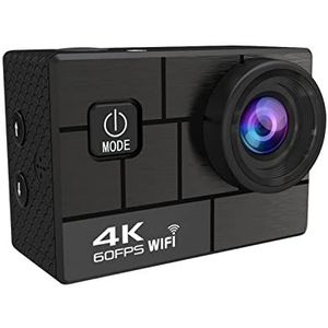 Actiecamera, Action Camera Ultra HD 4K / 6 0fps WiFi 2.0"" 170D onderwater waterdichte helm Video Camera Helm Camera's for motorfietsen(Option 5)