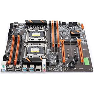 Desktop Moederbord, Inter X99 LGA 2011 Gaming Moederbord met 2 NVME/6 SATA, 8 DDR4, RJ45 Gigabit Netwerkkaart