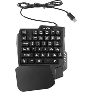 Kalttoy Populaire Game Toetsenborden Met één hand Bedrade 35 Sleutels RGB Lichtgevend