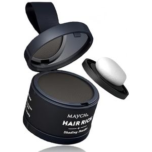 Maycheer Hairline Powder for Women - Maycheer Magic Root Cover Up, Hair Rich Shading Powder (04#Gray)