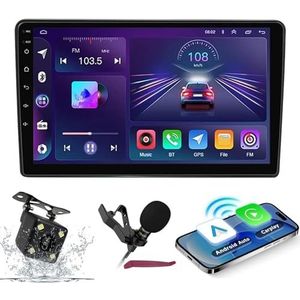 Android 14 Autoradio Navi voor P-eugeot 308 2013-2017 9 ""Screenradio met draadloze carplay Android Auto GPS Navigatieondersteuning Bluetooth 5.0 HIFI FM 5G-WiFi SWC MIC-camera,M300s