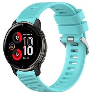 Siliconen horlogeband compatibel voor Garmin Venu 2 Plus/Venu sq/sq 2/Vivomove Sport Smartwatch vervangende band polsband