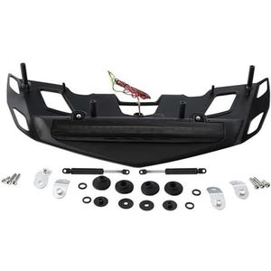 Motorfiets Bagagedrager Voor Goldwing 1800 GL1800 2018 2019 2020 Motorfiets Achterkofferbak Bagagerek Met LED Remlichtlamp Motorcylce Bagagerek(Black Len-Black)