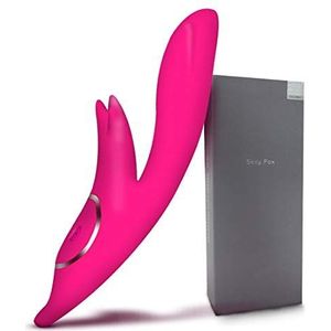 YABAISHI Vrouwelijk AV Vibrator volwassen Smart Warm Flirten van het Paar Masturbatie Sex Toys (Color : Rose Red, Size : Warm up)