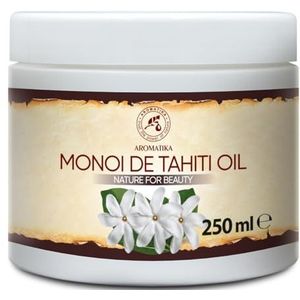 Monoi de Tahiti 250g, 100% puur natuurlijke lichaamsboter - rijk aan mineralen & vitamines voor Intensieve huidverzorging - massage - wellness - cosmetica - ontspanning - anti-rimpels - anti-aging - hydrateert - vochtinbrengend
