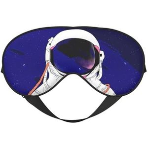 Cool Man In De Ruimte Galaxy Slaap Eye Mas Bijgewerkt Ontwerp Licht Blokkerende Night Oogblinder Mannen Vrouwen Shift Werk Reizen