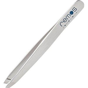 REMOS Wenkbrauwpincet van Roestvrij Staal met Nauwkeurig Geslepen Punten Satijn