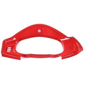 Auto Stuurhoes Voor Toyota 86 Voor GT86 BRZ 2012-2020 Koolstofvezel Patroon Auto Dashboard Instrument Frame Cover Sticker Trim Stuurwiel Wrap(RED)