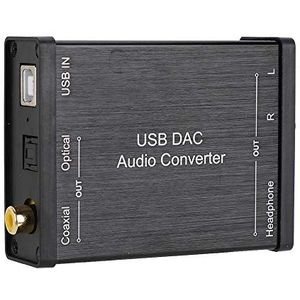 ASHATA - GV-023 - USB DAC Audio Converter - Digitaal naar Analoog - Geluidskaart