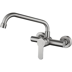 Kitchen Taps Mixer Brushed Kitchen Mixer Tap 360° Rotatables Single Lever Kitchen Sink Taps