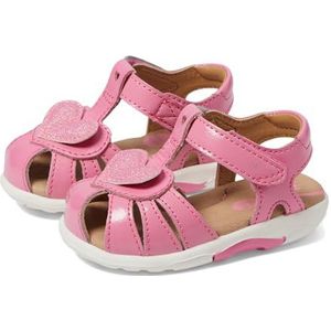 Stride Rite SRT Zinnia sandalen voor jongens, lichtroze, lichtroze, 4 Wide Little Kid
