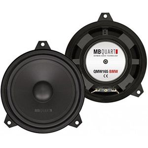 MB QUART QMW165-BMW compatibel met BMW E46 - 16,5 cm auto bass luidsprekers / boxen / woofer