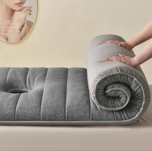 Grijs,70 * 190 * 6cm,Lash Bed Foam Topper voor Massage Bed Tafel Kussen met Gat en Elastische Riemen Anti-Slip Schoonheid Tafelbladen Massage Tafel Pad voor Massage, SPA, Salon