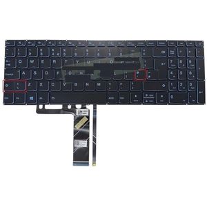 UK GB FR French for AZERTY Backlit Keyboard For Lenovo for IdeaPad S145 L340 320-15IKB 15ABR 330-15IKBR 17IKB 520-15 720-15 SN20T04709(UK Blue Light)