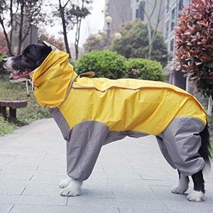Huisdier Grote Hond Regenjas Outdoor Waterdichte Kleding Hooded Jumpsuit Mantel Voor Kleine Grote Honden Overalls Regenjas Labrador