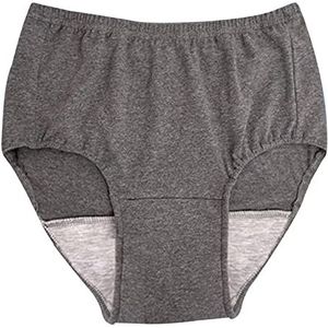 Mannen Herbruikbare Wasbaar Ondergoed Incontinent Slip Broek 300CC Donkergrijs M, 300CC Donkergrijs M
