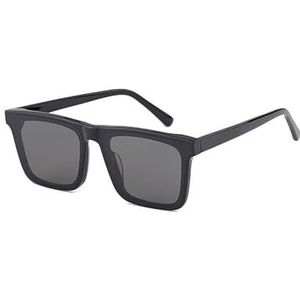 AHCover Pure Board vierkante zonnebril met groot frame for heren en dames, buitenreizen High-definition nylon zonnebrandcrème herenzonnebril (Color : B)