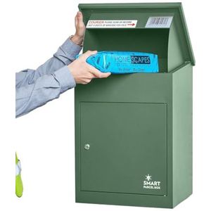 SMART PARCEL BOX™ - Pakketbrievenbus - groen - middelgroot - B 44 x D 35 x H 58 cm