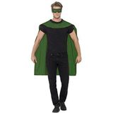 Cape, Green, with Eyemask