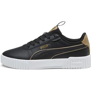 PUMA Carina 2.0 Pop Up Metallics sneakers voor dames 38.5 Black Gold White