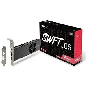 XFX Speedster SWFT105 Radeon RX 6400 Gaming grafische kaart met 4 GB GDDR6, AMD RDNA 2 RX-64XL4SFG2