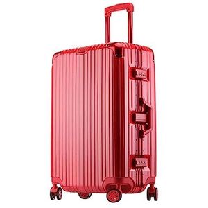 Koffer Bagage met zwenkwielen Koffer met grote capaciteit Felgekleurd aluminium frame Slijtvaste handbagage lichtgewicht