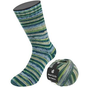 Lana Grossa About Berlin Yak Nature 673 - mosgroen/lichtgroen/lichtgrijs