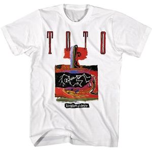 Toto Kingdom Of Desire Album Men's T Shirt WhiteMedium