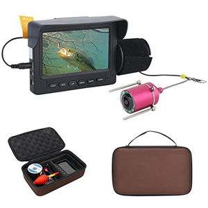 Onderwaterviscamera, 1 5m / 30m 1200TVL Viszoeker onderwater vissen camera 4.3 inch monitor 1 0 stks LED Nachtzicht 195 graden camera om te vissen(F008M85-15M)