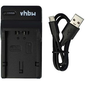 vhbw USB-acculader compatibel met Panasonic CGA-S006, CGA-S006E, CGR-S002, CGR-S002A digitale camera, camcorder, actiecamera-accu - laadbak