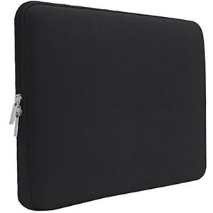Laptophoes, laptophoes compatibel met 11-15 inch beschikbaar notebook - laptophoes compatibel met A2015, neopreen tas met rits, zwart Zceplem