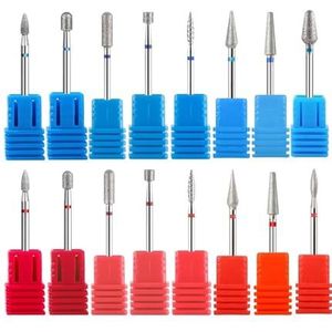 Nagel Boren Set voor Manicure, Diamantfrezen Manicure Nagelboortjes Nagelriemfrees Pedicure Nagels Accessoires Gereedschap Verpakking van 4 Multicolor(Tp-198lx-023b)