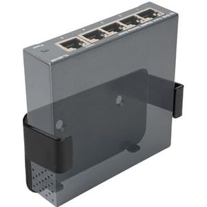 shinar Metalen wandhouder, compatibel met TPLink netwerk Switch houder voor TP-Link TL-SG105 TL-SG1005P TL-SG105 TL-SG105S-M2 TL-SG105E