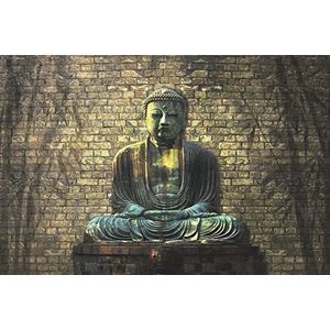 1art1 Boeddhisme Poster Buddha In Meditation Kunstdruk Reproductie 180x120 cm