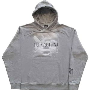 Korn Capuchon Requiem Band Logo nieuw Officieel Mannen Grijs Pullover L