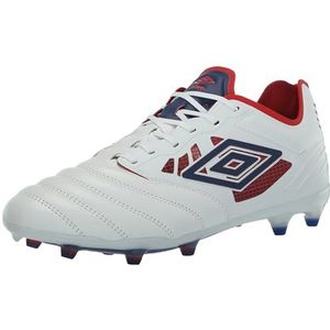 Umbro Heren Tocco 4 Pro Fg Voetbal Cleat, Wit/Blauw/Rood, 10 UK, Wit Blauw Rood, 42.5 EU