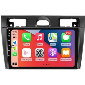 Android 13.0 Radio 2 Din Auto Stereo 9"" Touchscreen Autoradio Voor Ford Fiesta Mk5 2002-2008 met Bluetooth/wifi/GPS Navigatie/FM Radio/Stuurwielbediening/AHD Omgekeerd Beeld (Color : A, Size : M50