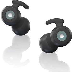 Oordopjes voor slapen ruisonderdrukking, zachte en herbruikbare oordopjes voor 31dB ruisonderdrukking, siliconen oordopjes voor slapen en concerten, studie, werk, 14 oordopjes in XS/S/M/L