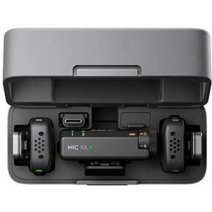 Voor audio met stabiele transmissie voor MIC mini-zender/ontvanger Actieve ruisonderdrukking op twee niveaus(MIC mini 2TX 1RX)