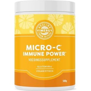 Vimergy Micro-C Sterke Weerstand, 278 Doseringen – Vitamine C 1000mg – Gebufferd Vitamine C-Poeder – Ondersteunt Immuunsysteem en Zenuwen – Glutenvrij – Veganistisch, 500g