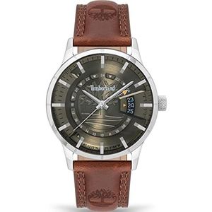 Timberland Heren analoog kwarts horloge met lederen armband TDWGB2201502