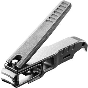 Nagelknipper - nagelknipper voor heren - nagelknipper van legering | elastische veernagelknipper met brede kaakopening | nagelknipper voor nagels en voeten | reisset voor nagels