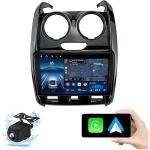 Android 14.0 2 Din Autoradio 9"" Touchscreen Auto Stereo voor Lada Largus 2021 met Draadloze Carplay Android Auto GPS navigatie AHD Omgekeerd beeld Stuurwielbediening(P5(6G+128G))