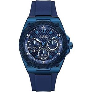 Guess Herenhorloge analoog kwarts met siliconen band W1049G7