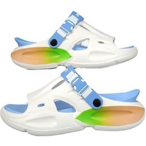 fengqingyunyan0304 Slide, zomersandalen voor heren met dikke zool voor buiten, voor heren, Blauw, 42 EU