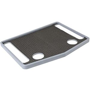 Support Plus Walker Tray Table - Mobility Tafelblad voor Walker, Antislip Walker Tray Mat, Walker Accessoires Mat, Bekerhouder voor Walker (21""x16"") - Grijs