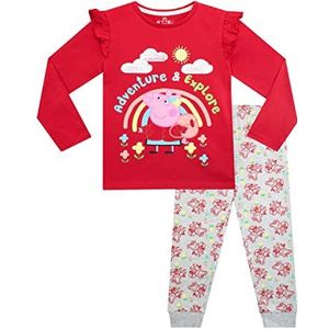 Peppa Pig Meisjes Pyjama Rood 98