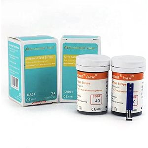 New Accu-Answer Uric Acid Test Strip 25 strips - Compatibel met Accu-Answer Monitoring Device